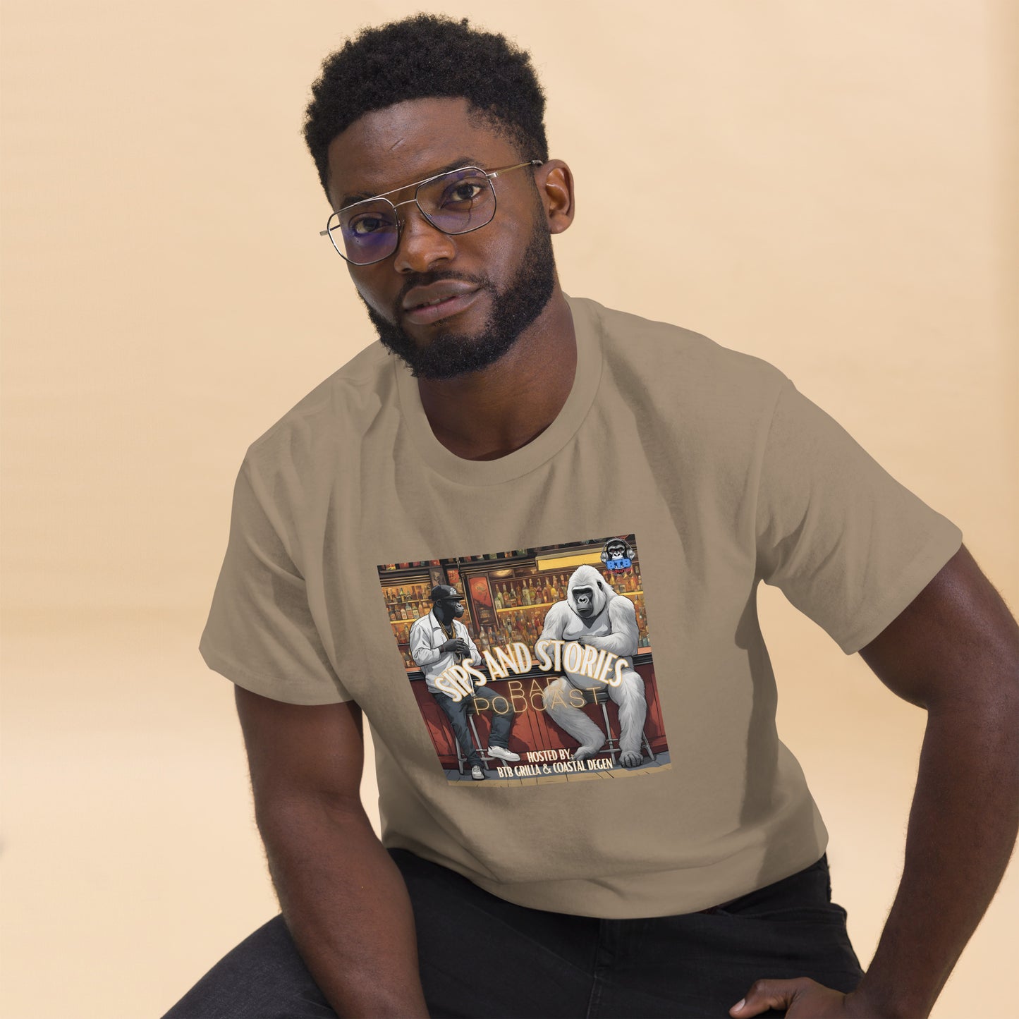 "Sips and Stories" Classic Tee