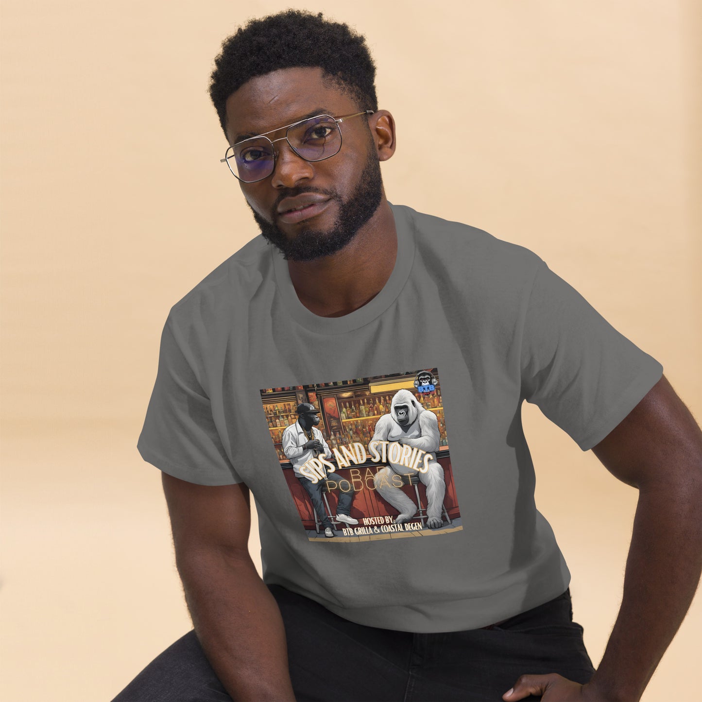 "Sips and Stories" Classic Tee