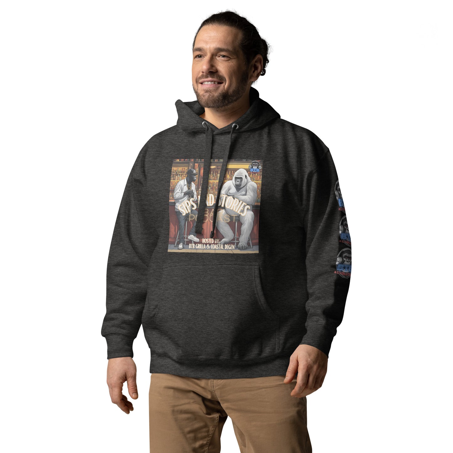 Sips And Stories Bar Podcast Hoodie (Subscriber Series)