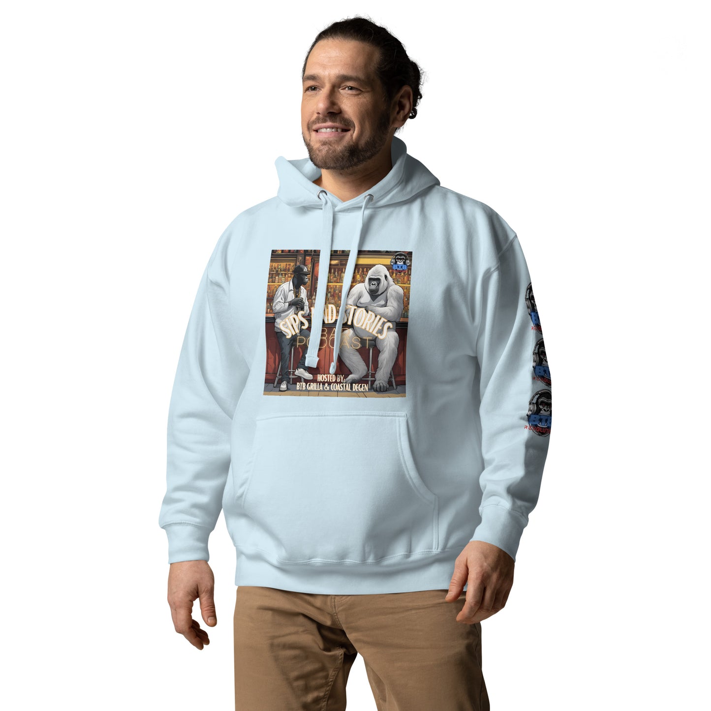 Sips And Stories Bar Podcast Hoodie (Subscriber Series)